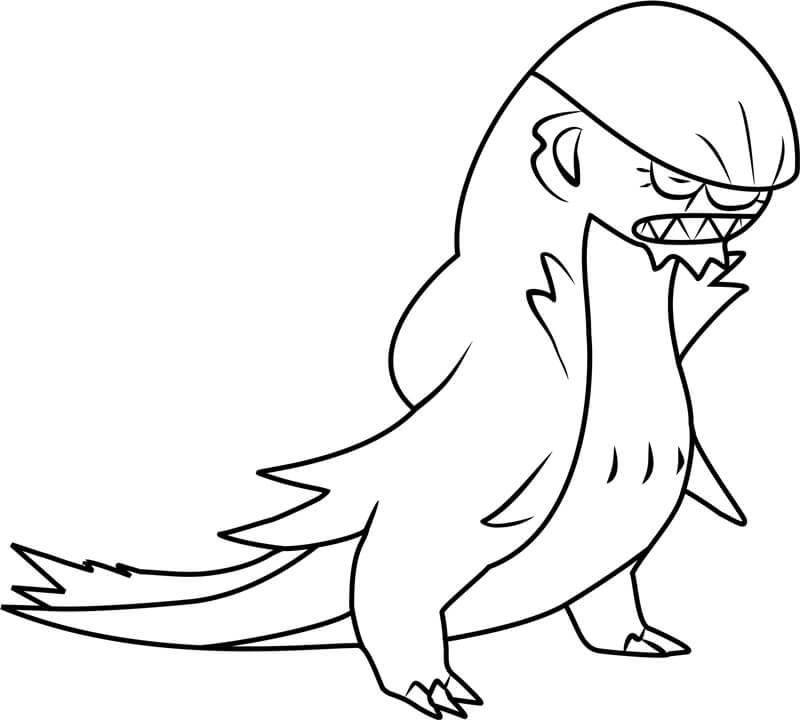 Angry Gumshoos coloring page