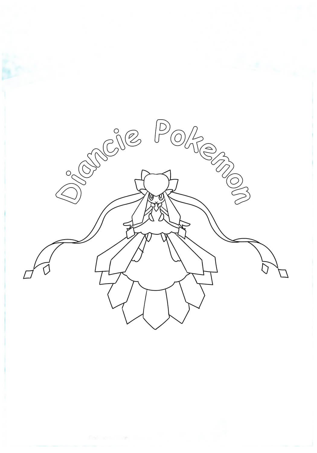 Beautiful Diacia coloring page
