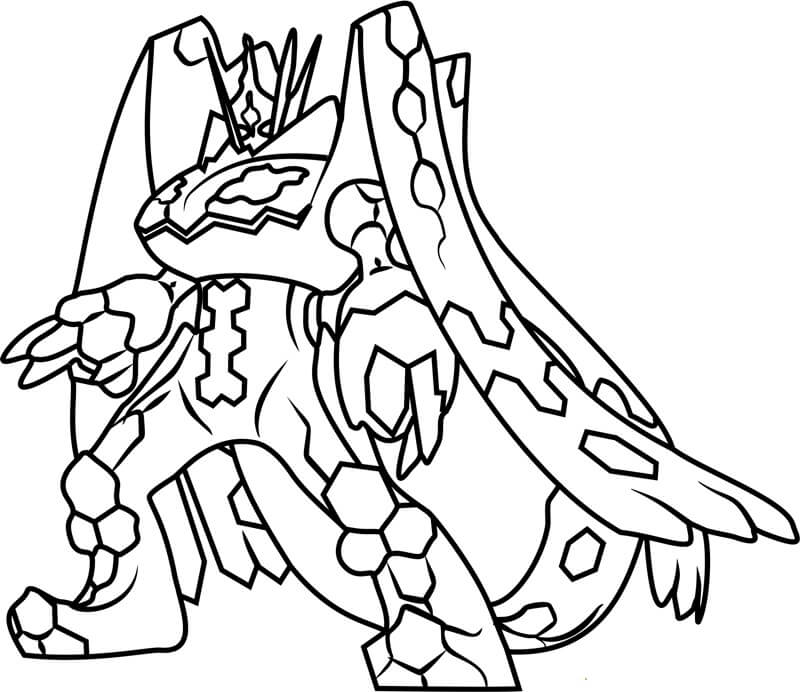 Full Form of Zygarde coloring page