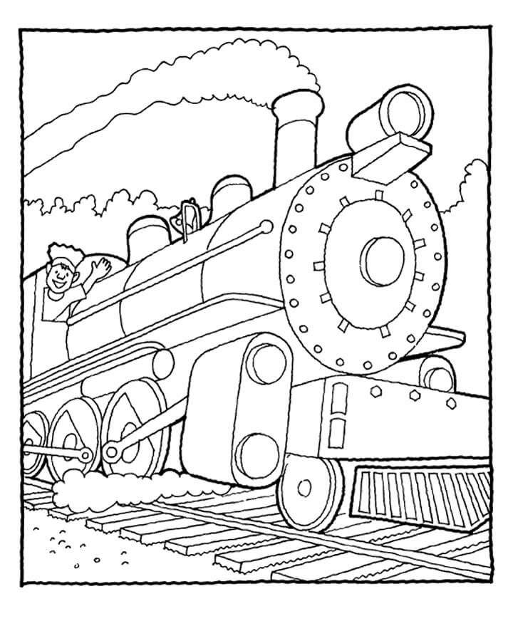 기차 – 시트 11 coloring page