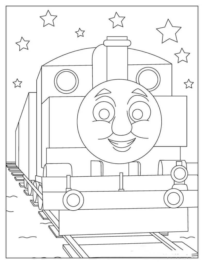 기차 – 시트 35 coloring page