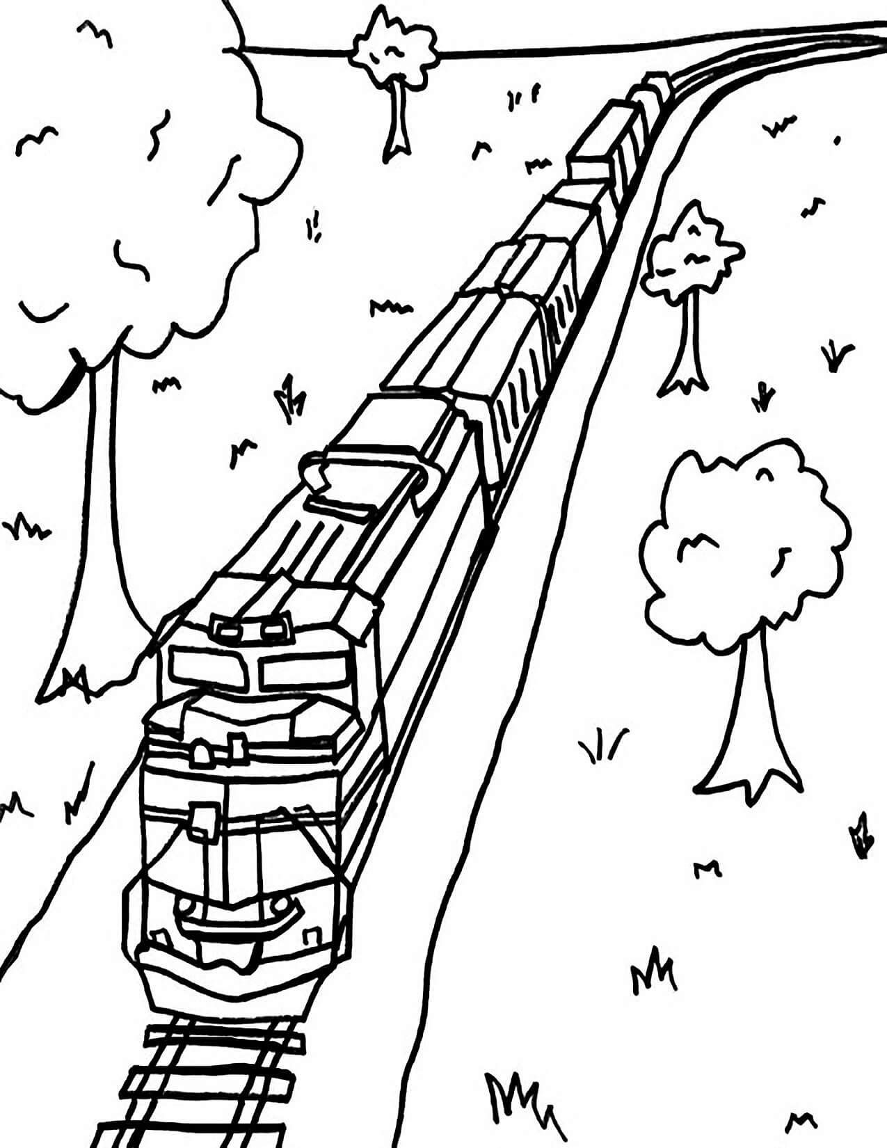 기차 – 시트 44 coloring page