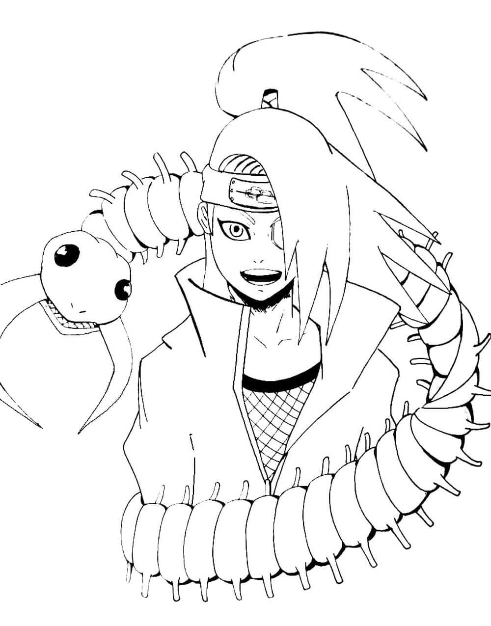 굉장한 데이다라 coloring page