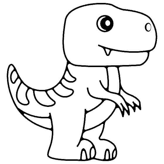 공룡 그리기 coloring page