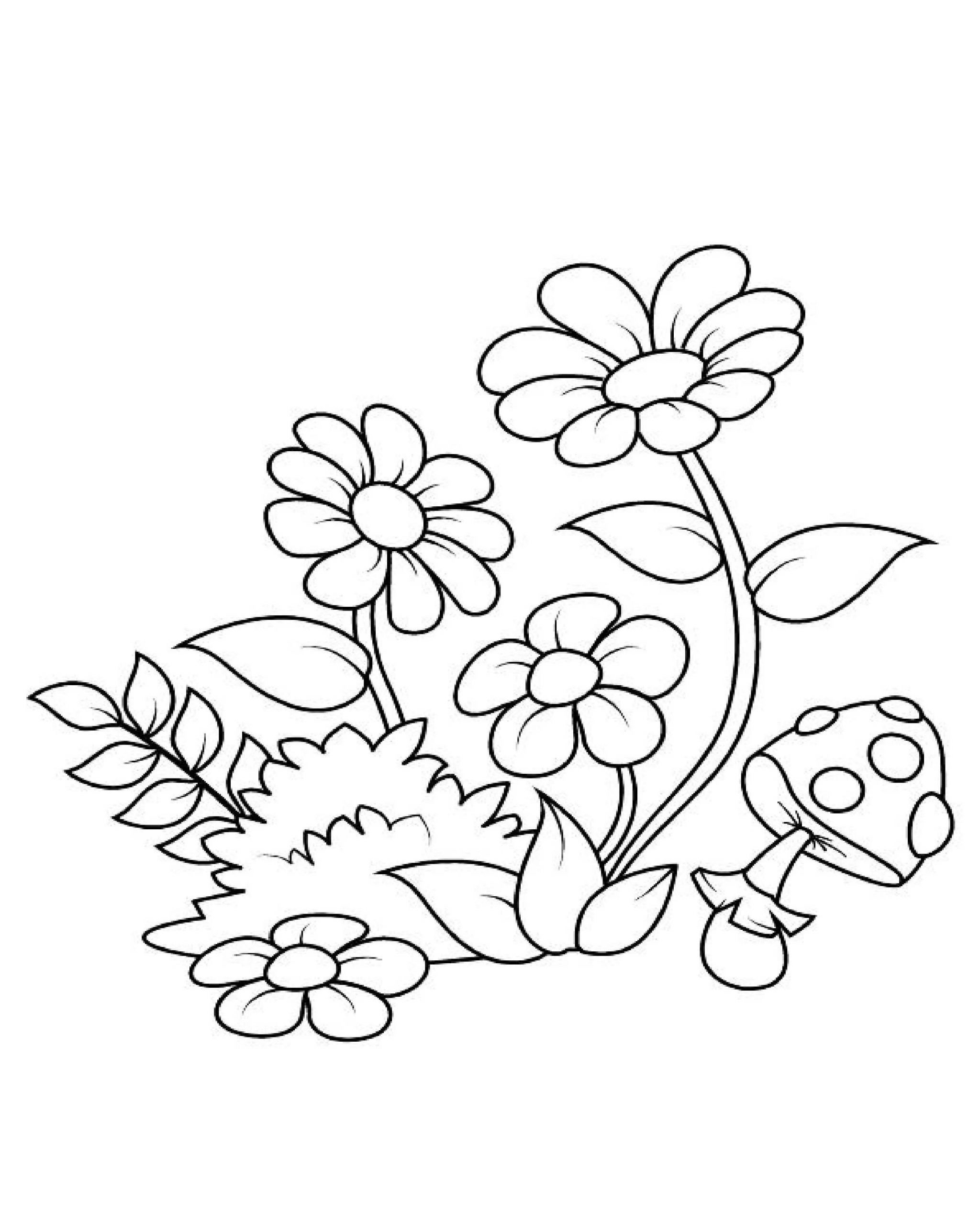 꽃 – 시트 7 coloring page