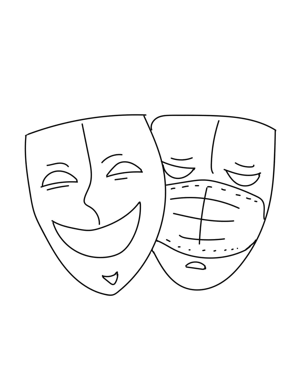 멋진 두 개의 마스크