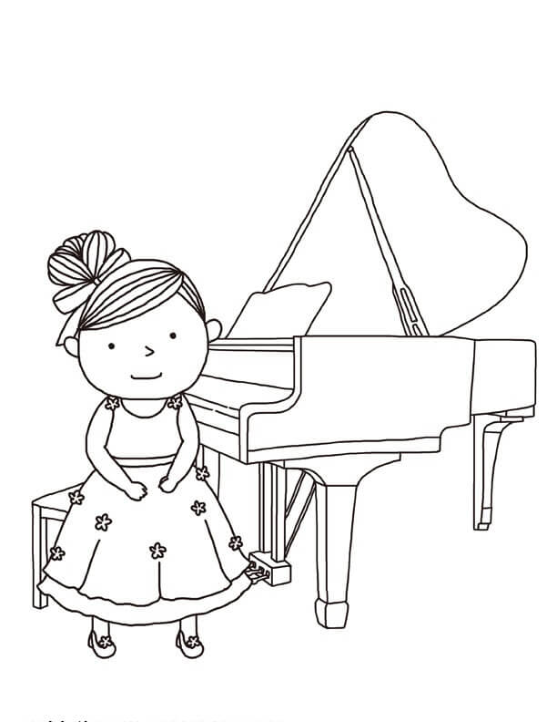 피아노와 소녀