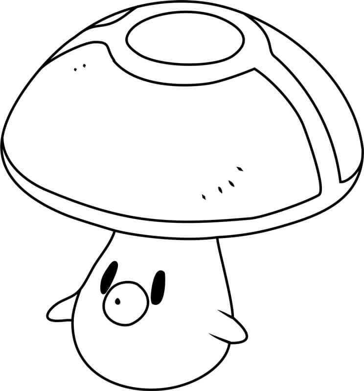 Pokemon Foongus coloring page