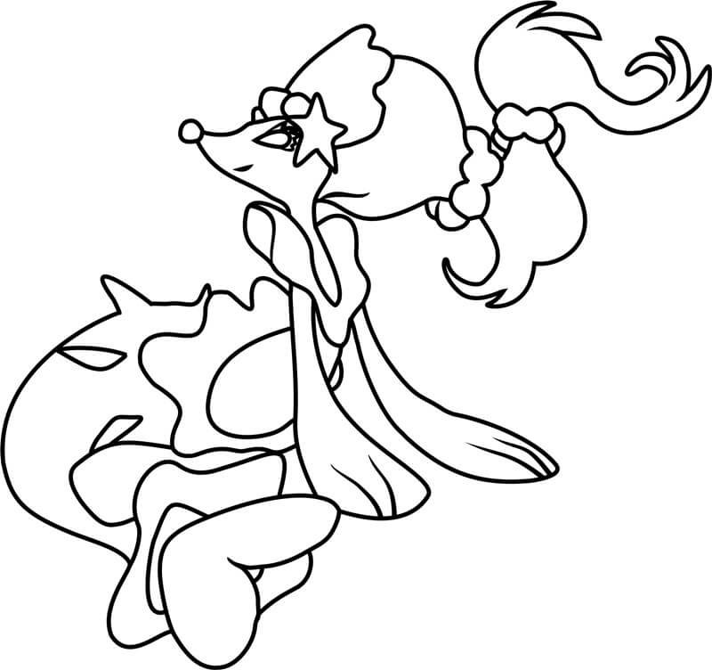 Pretty Primarina coloring page