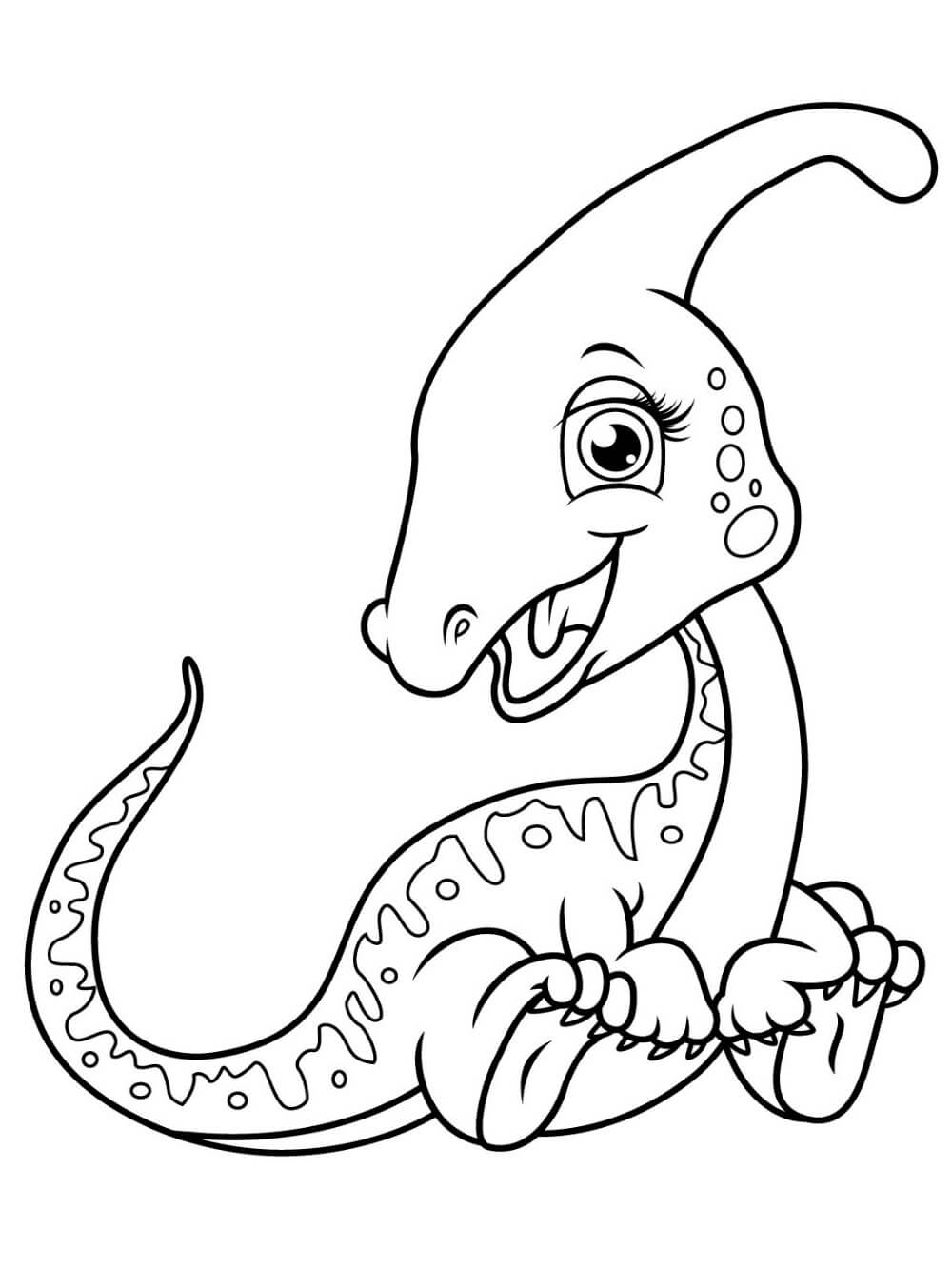 사랑스러운 공룡 coloring page