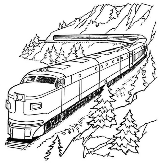 산악 훈련 coloring page