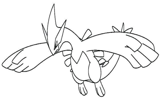 Silver Lugia coloring page