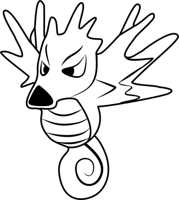 Slowbro Pokemon coloring page