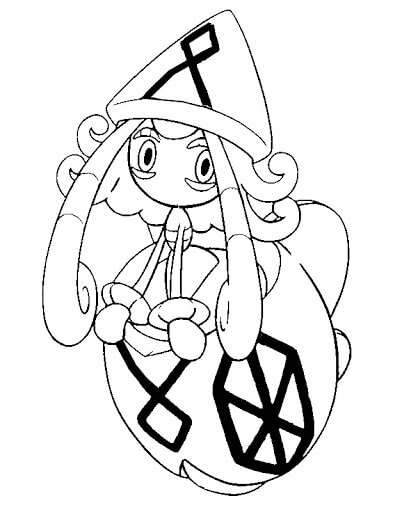 Tapu Lele coloring page