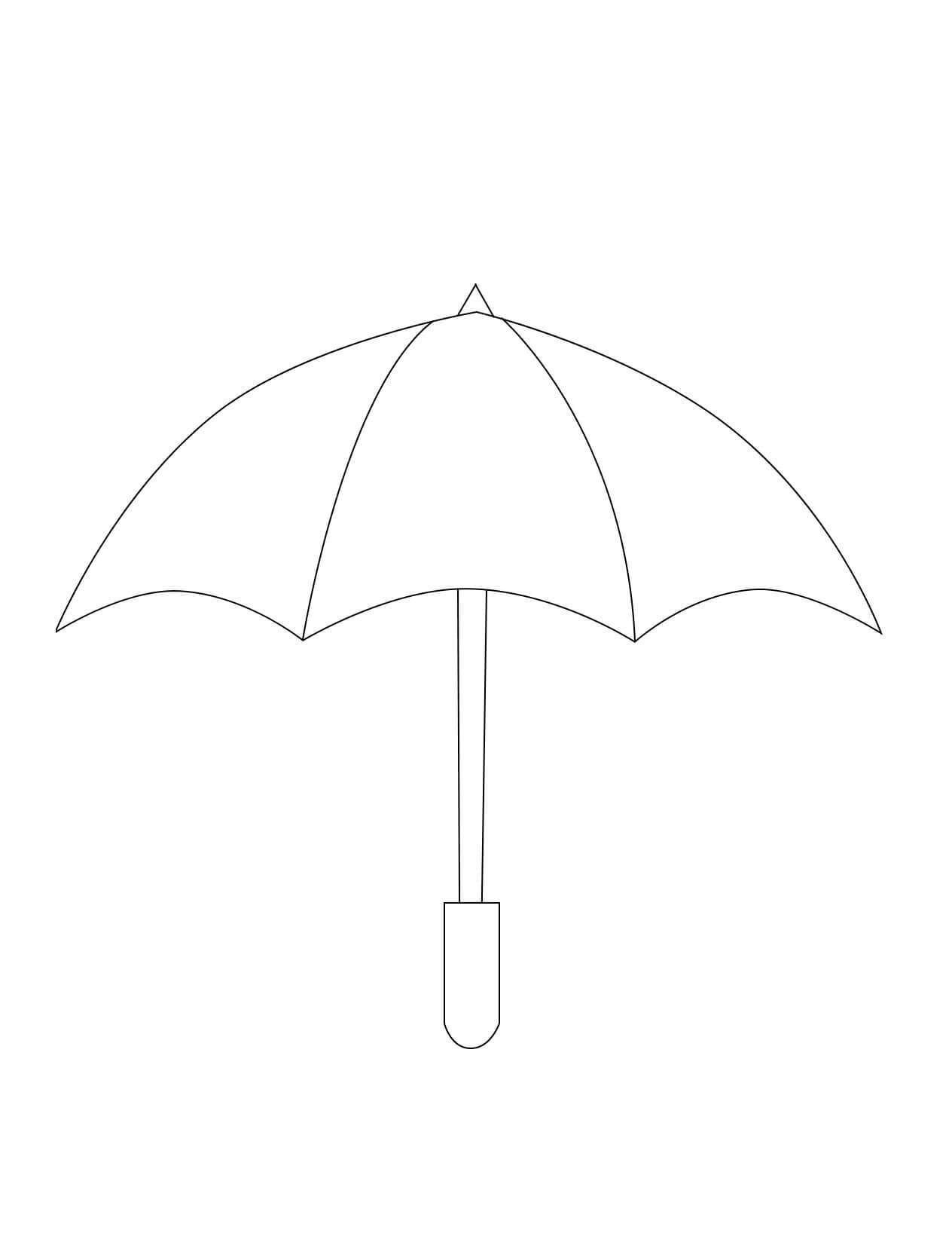우산 – 시트 22 coloring page