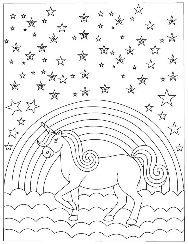 유니콘 – 시트 31 coloring page