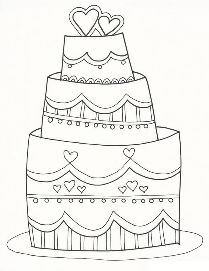 결혼식에서 웨딩 케이크