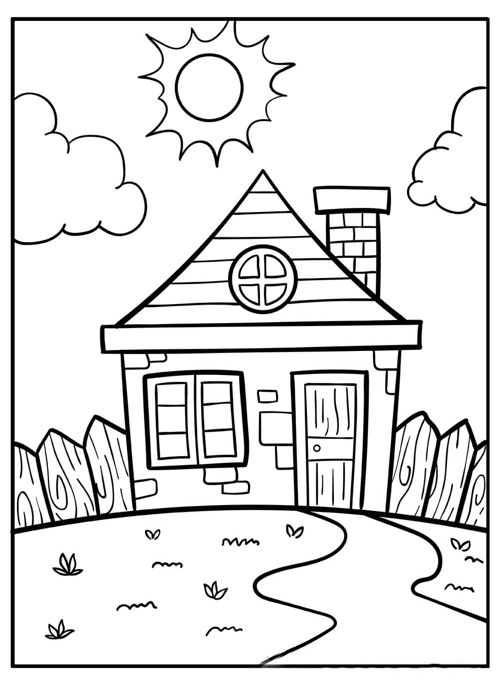 집 – 시트 11 coloring page