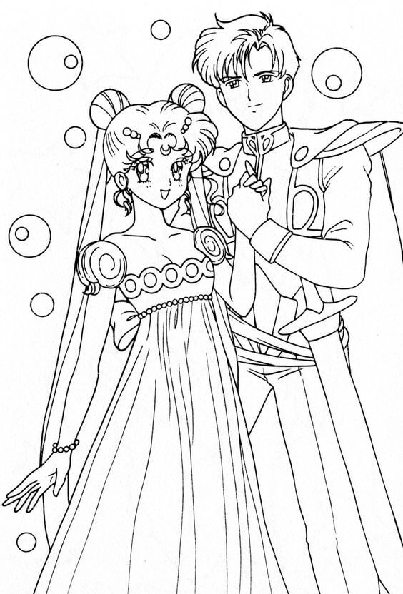 선원 결혼식 coloring page