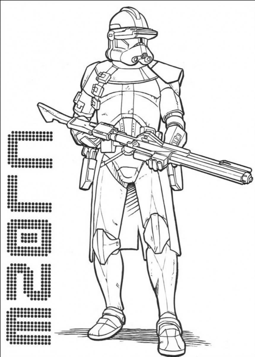 스타워즈의 Mzorn coloring page