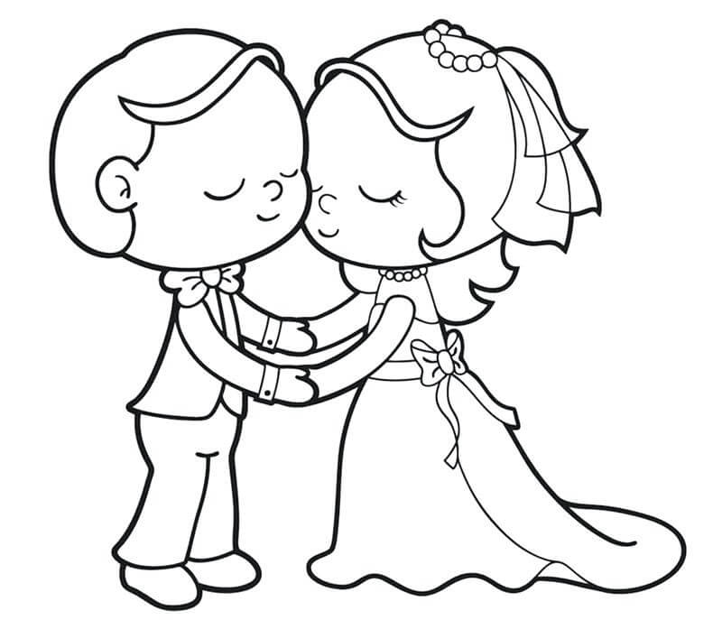 완벽한 결혼식 coloring page