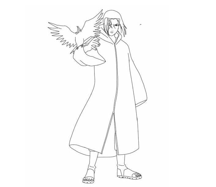 Cool Itachi coloring page