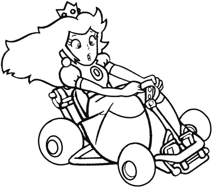 Free Mario Image for Kids coloring page