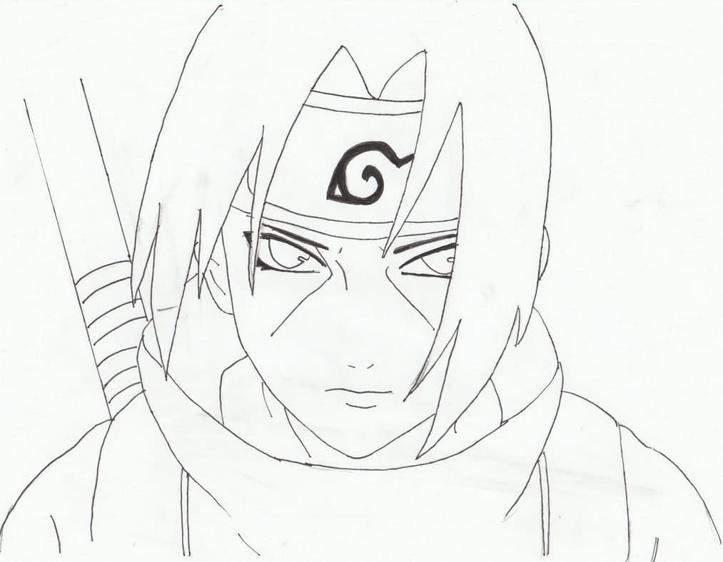 Genin Itachi coloring page