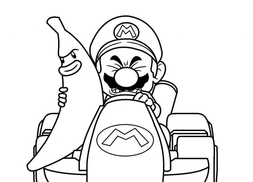Mario Image coloring page