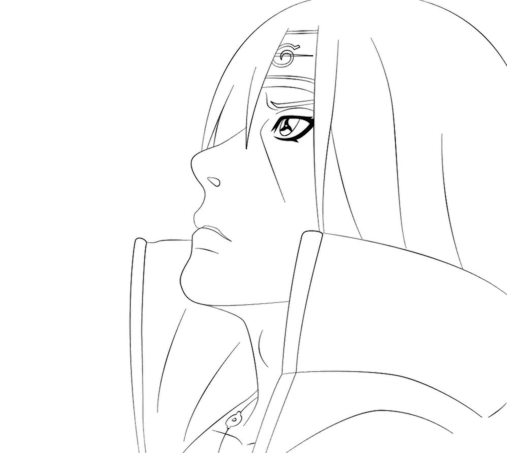 Uchiha Itachi coloring page