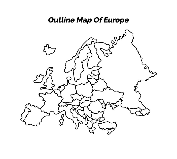 간단한 유럽 지도