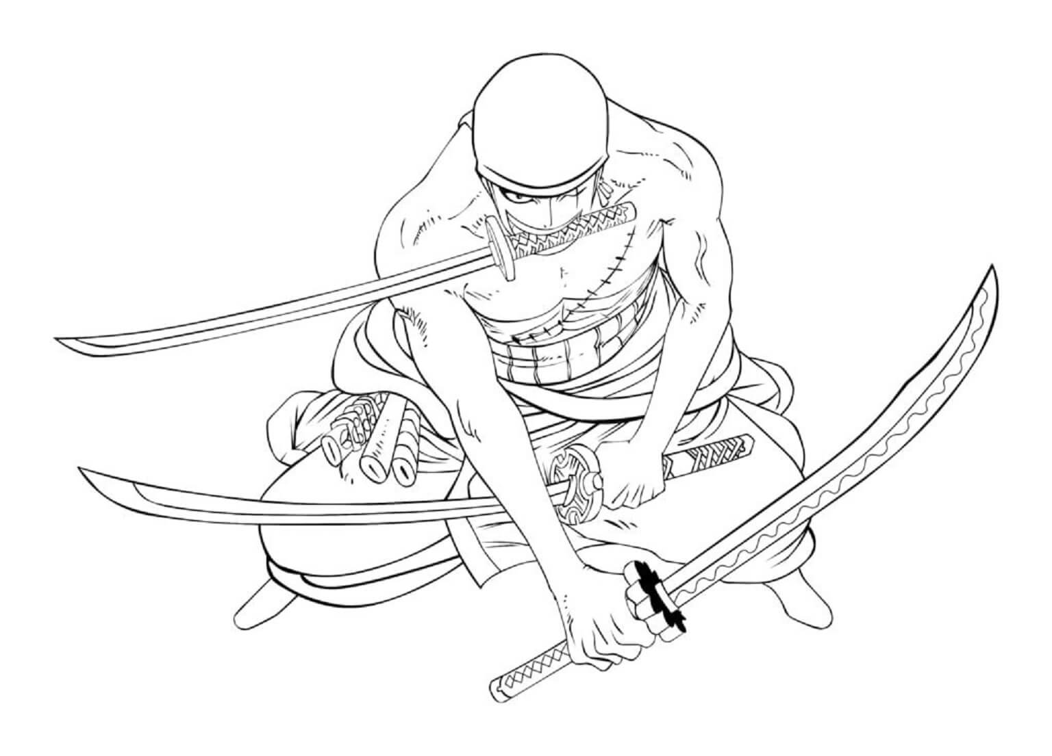 굉장한 조로 coloring page