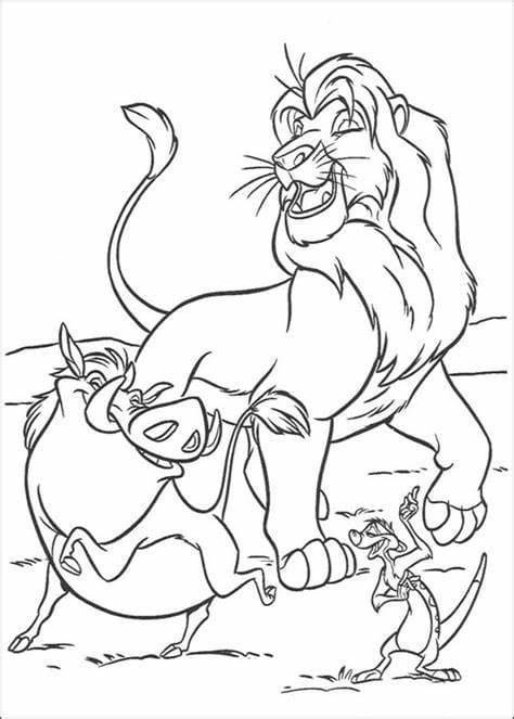 Lion King for Kids coloring page