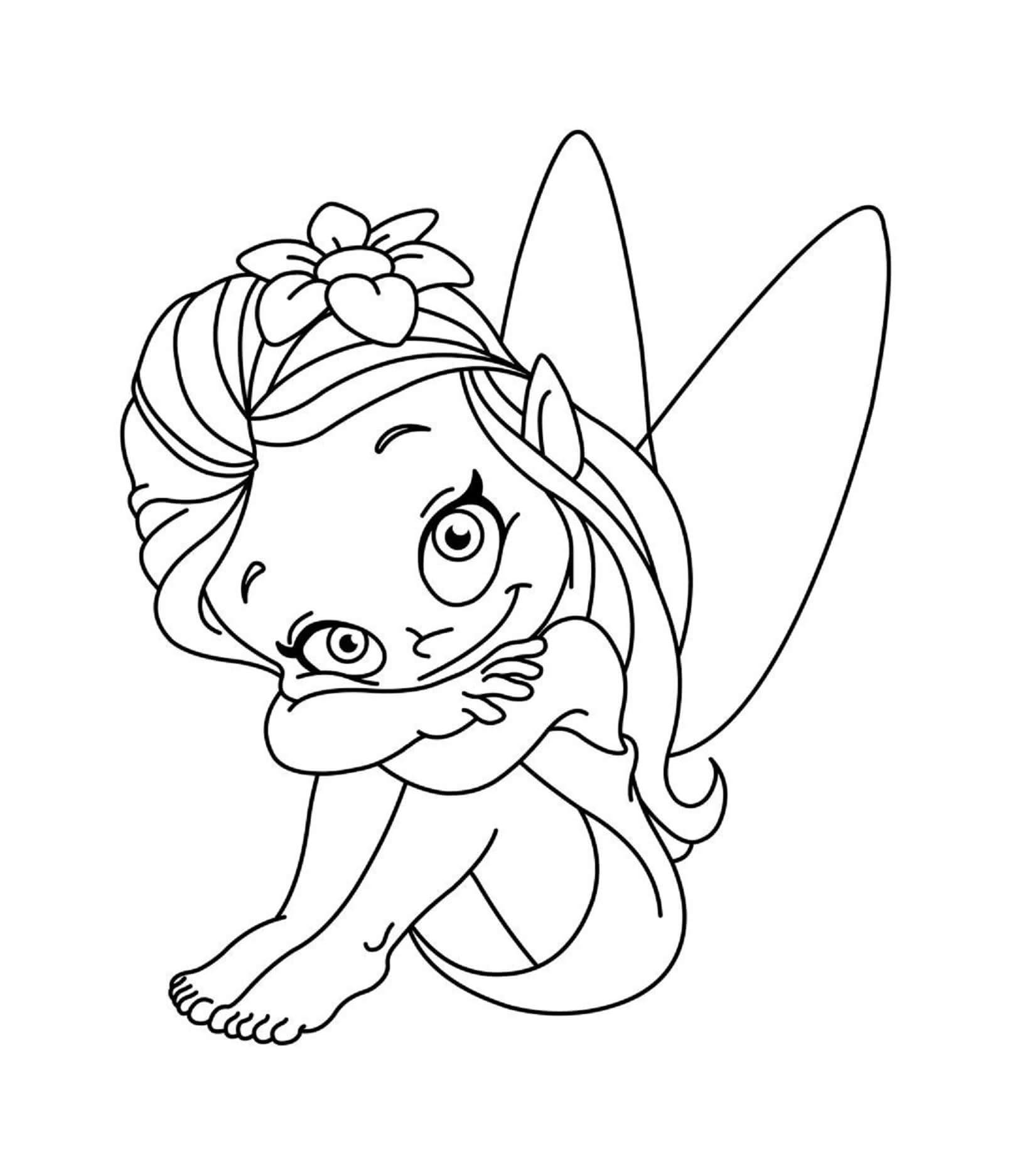 Sweet Fairy coloring page