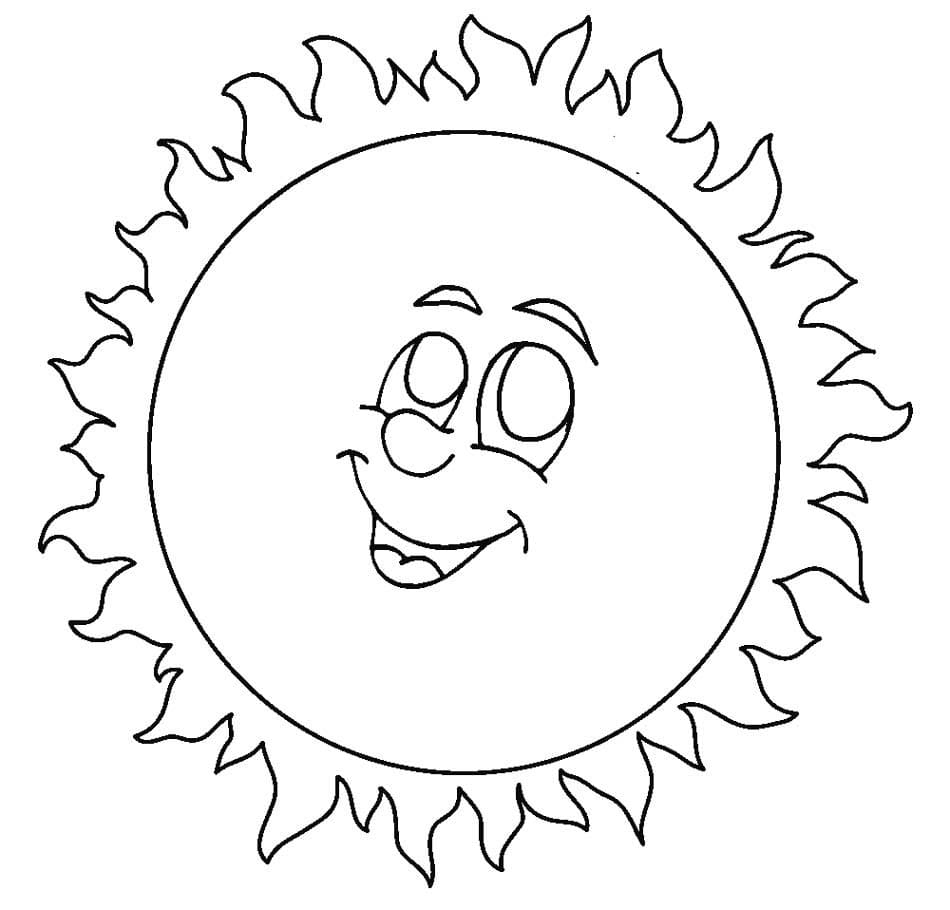 Fun Sun coloring page