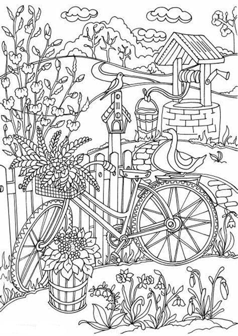 인쇄 가능한 정원 coloring page