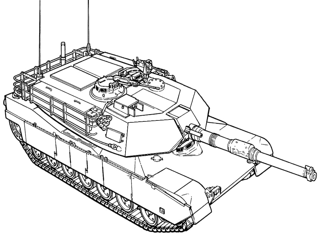 인쇄 가능한 육군 탱크