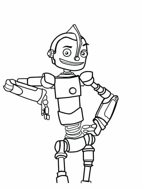 지능형 로봇 coloring page