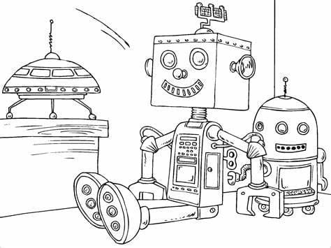 로봇 – 시트 14 coloring page