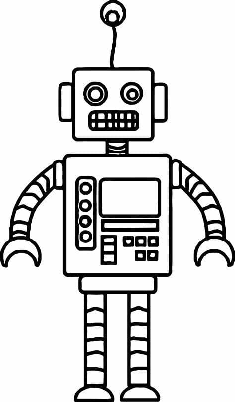 로봇 – 시트 19 coloring page