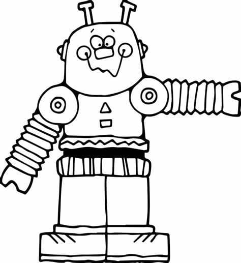 로봇 – 시트 20 coloring page