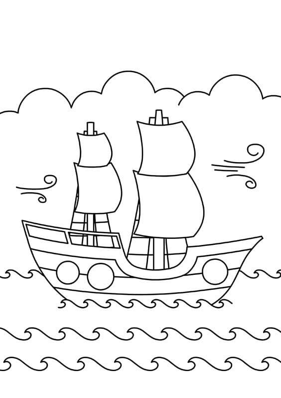 무료 이미지 배들 coloring page