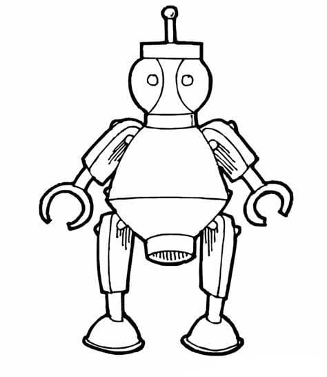 무료 인쇄 가능한 로봇 이미지 coloring page