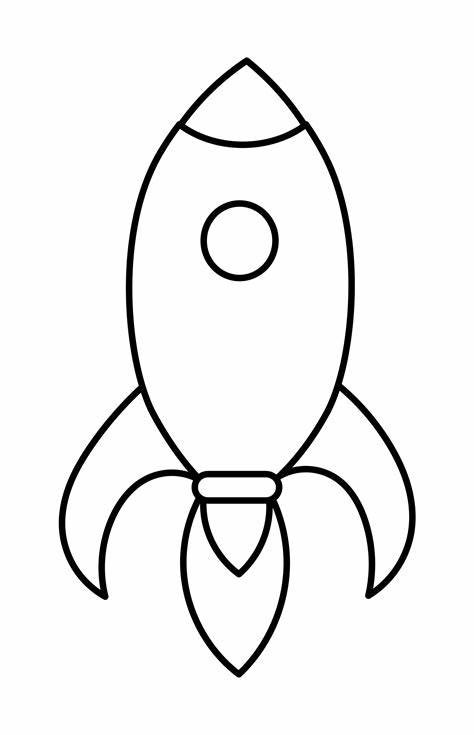 무료 로켓 이미지 coloring page