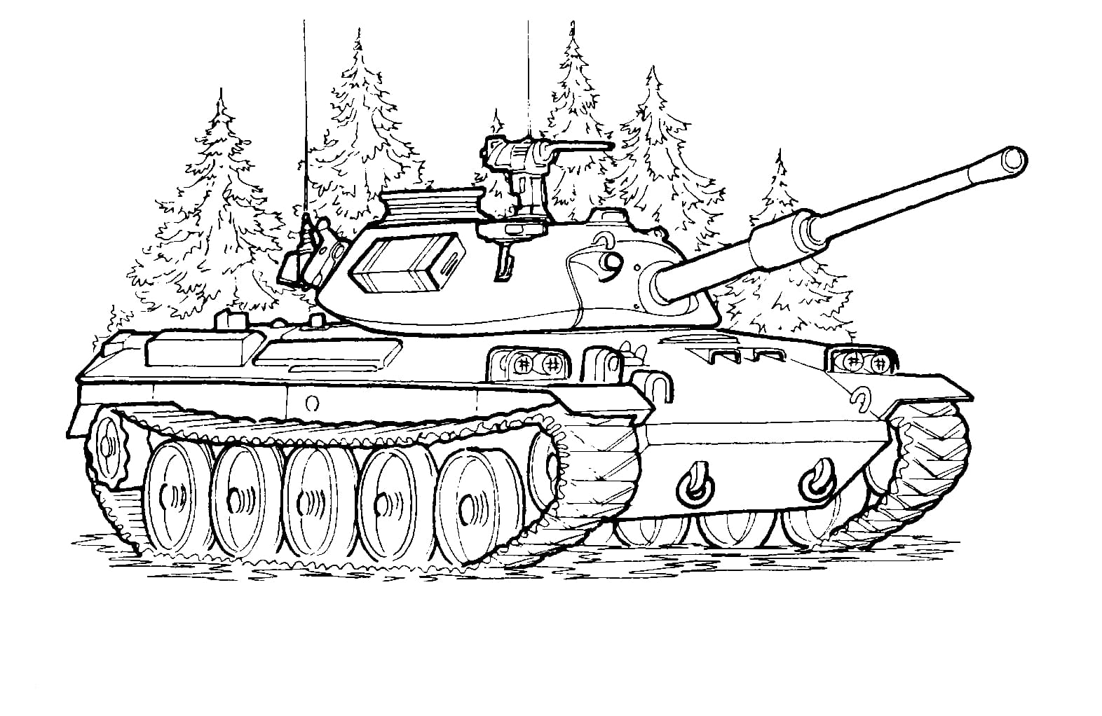 탱크 이미지 coloring page