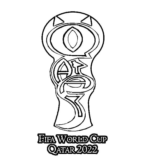 2022 FIFA 월드컵 카타르 coloring page