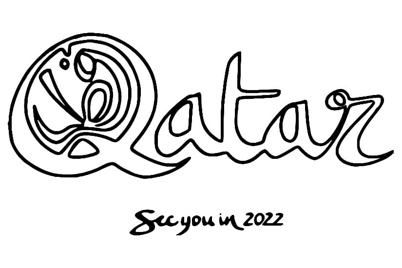 2022년 카타르 FIFA 월드컵 coloring page