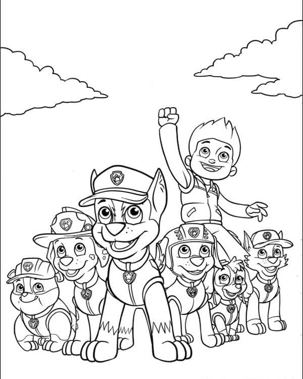 Paw Patrol – 시트 26 coloring page