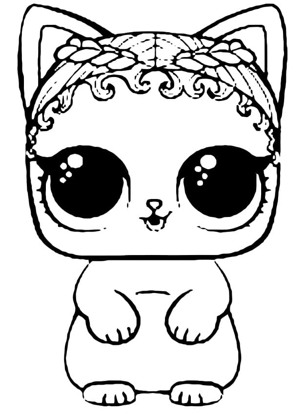 Agent Purr LOL coloring page