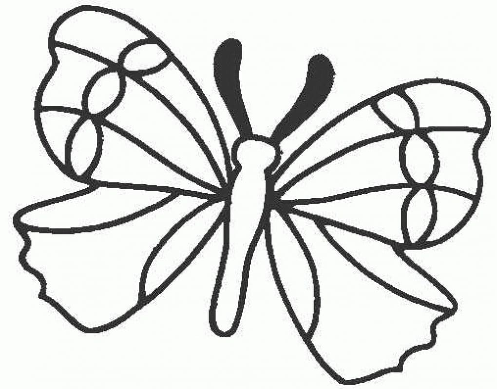 아이들을 위한 인쇄 가능한 나비